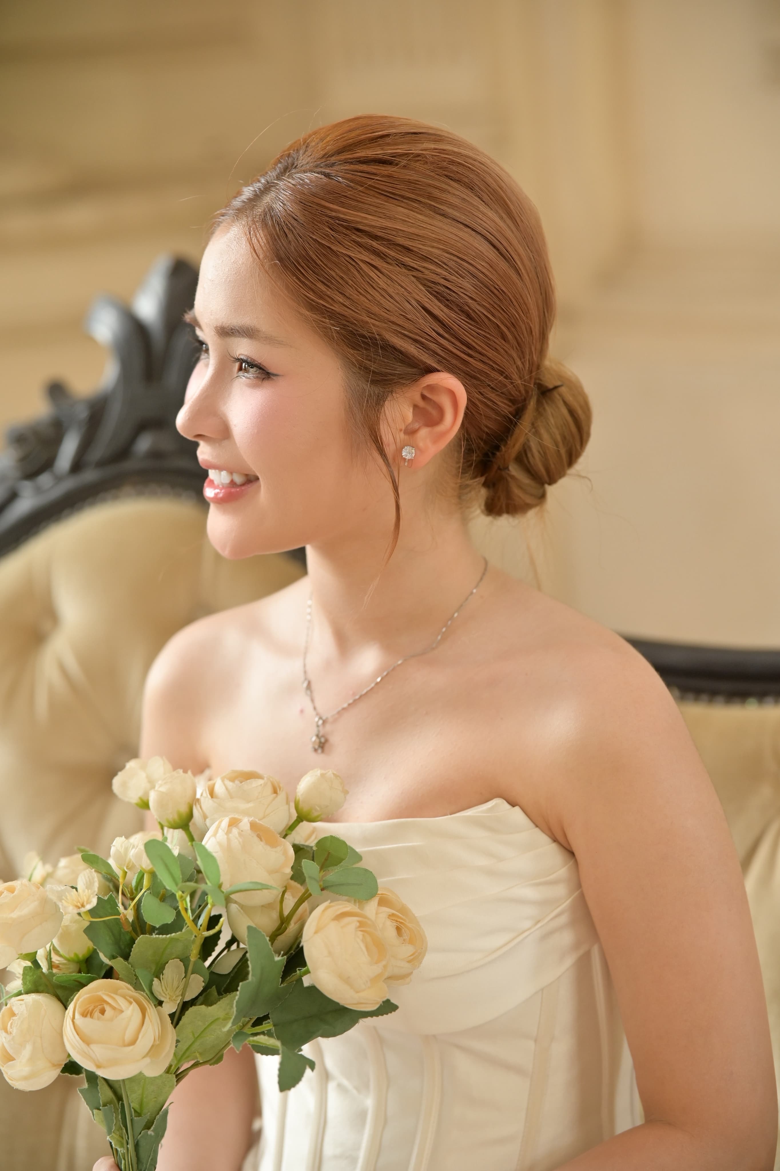 Nụ cười của Thanh Trang trong ngày chụp ảnh cưới